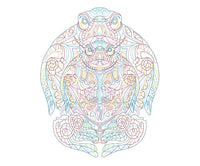 HKM-467283 Quilled Paper Art Kit with Tools for Creative Handmade Animal Ornaments 20x25cm & 30x38cm