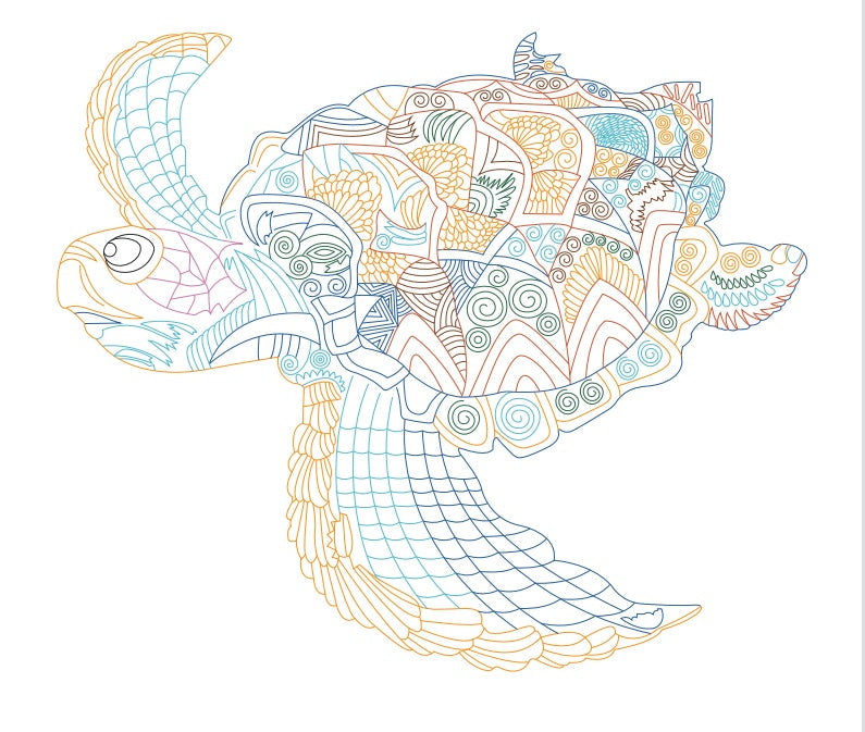 KTX-467283 Quilled Paper Art Kit with Tools for Creative Handmade Animal Ornaments 20x25cm & 30x38cm