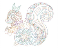 HKM-467283 Quilled Paper Art Kit with Tools for Creative Handmade Animal Ornaments 20x25cm & 30x38cm