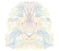 HKM-467283 Quilled Paper Art Kit with Tools for Creative Handmade Animal Ornaments 20x25cm & 30x38cm