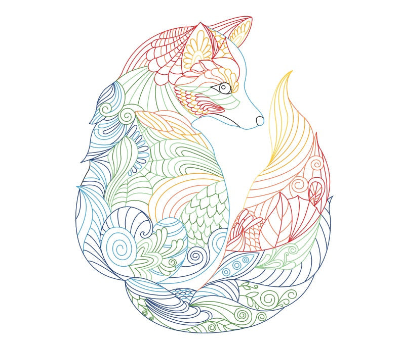 KTX-467283 Quilled Paper Art Kit with Tools for Creative Handmade Animal Ornaments 20x25cm & 30x38cm