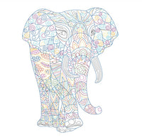 HKM-467283 Quilled Paper Art Kit with Tools for Creative Handmade Animal Ornaments 20x25cm & 30x38cm