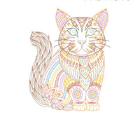 HKM-467283 Quilled Paper Art Kit with Tools for Creative Handmade Animal Ornaments 20x25cm & 30x38cm