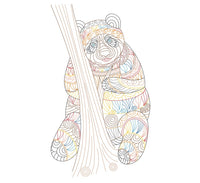 HKM-467283 Quilled Paper Art Kit with Tools for Creative Handmade Animal Ornaments 20x25cm & 30x38cm