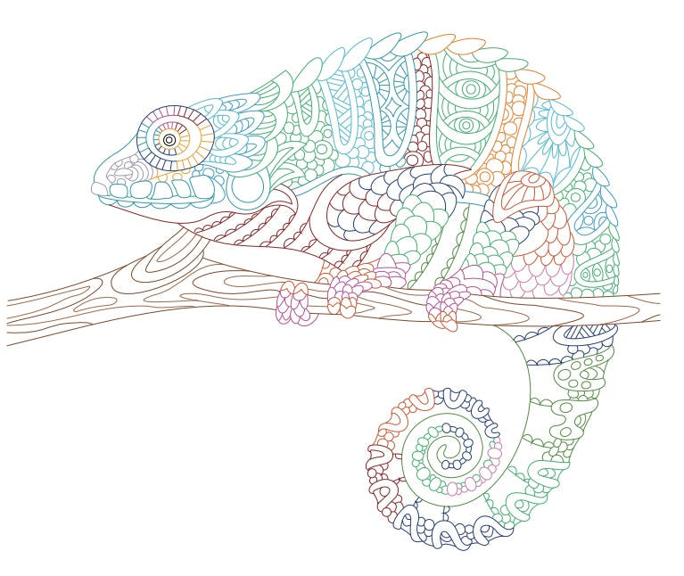 KTX-467283 Quilled Paper Art Kit with Tools for Creative Handmade Animal Ornaments 20x25cm & 30x38cm