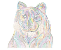 HKM-467283 Quilled Paper Art Kit with Tools for Creative Handmade Animal Ornaments 20x25cm & 30x38cm