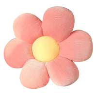 HKM-467411 Sunflower Petal Chair Cushion - Plush Futon Pillow in Various Colors