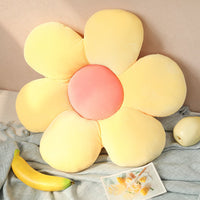 HKM-467411 Sunflower Petal Chair Cushion - Plush Futon Pillow in Various Colors