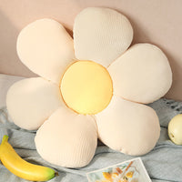 HKM-467411 Sunflower Petal Chair Cushion - Plush Futon Pillow in Various Colors