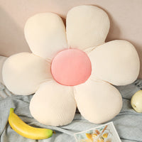 HKM-467411 Sunflower Petal Chair Cushion - Plush Futon Pillow in Various Colors