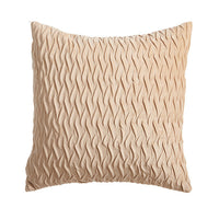 HKM-467667 Solid Color Velvet Embossed Pillowcase for Modern Living Room - 45x45cm