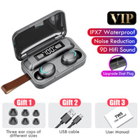 HKM-467667 Wireless Outdoor Sports Headset with LED Power Display and Bluetooth 5.0, Perfect for Smartphones and Smart Devices