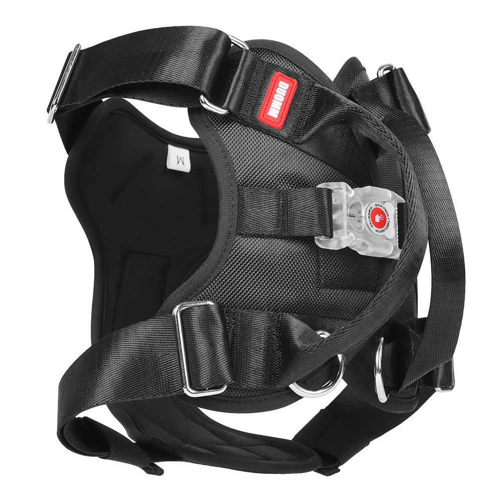 HKM-467795 LED Luminous Chest Strap - Durable Oxford Cloth in Khaki, Purple, and Black