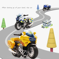 HKM-467859 1:14 Scale Diecast Motorcycle Toy with Lights and Music for Kids 3+