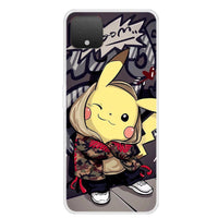 HKM-467859 Cartoon TPU Painted Mobile Phone Back Cover with Animal, Flower, Skull, and Geometry Designs
