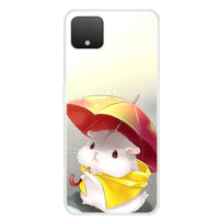 HKM-467859 Cartoon TPU Painted Mobile Phone Back Cover with Animal, Flower, Skull, and Geometry Designs