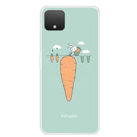 HKM-467859 Cartoon TPU Painted Mobile Phone Back Cover with Animal, Flower, Skull, and Geometry Designs
