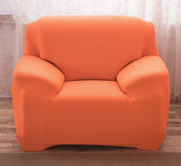 HKM-467987 Solid Color Towel Sofa Cover - Elastic, Breathable, Easy to Install, Fits Most Sofas