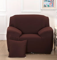 HKM-467987 Solid Color Towel Sofa Cover - Elastic, Breathable, Easy to Install, Fits Most Sofas