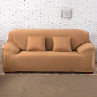 HKM-467987 Solid Color Towel Sofa Cover - Elastic, Breathable, Easy to Install, Fits Most Sofas