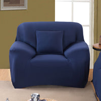 HKM-467987 Solid Color Towel Sofa Cover - Elastic, Breathable, Easy to Install, Fits Most Sofas