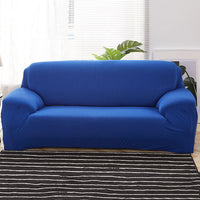 HKM-467987 Solid Color Towel Sofa Cover - Elastic, Breathable, Easy to Install, Fits Most Sofas