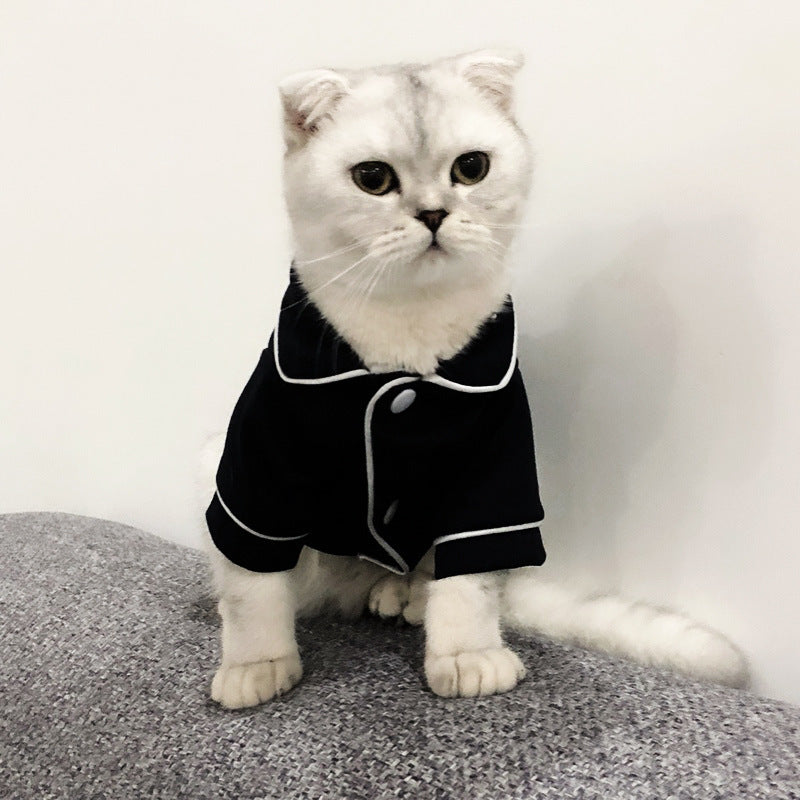HKM-468051 Summer Casual Dress for Cats - Comfortable and Stylish Outfit for Pets