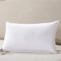 HKM-468051 White Goose Down Pillow, Rectangle Shape, Pure Cotton Cover, 45x75cm & 50x80cm Options