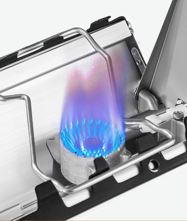 KTX-468115 Custom Logo Detachable Windproof Camping Gas Stove for Outdoor Activities