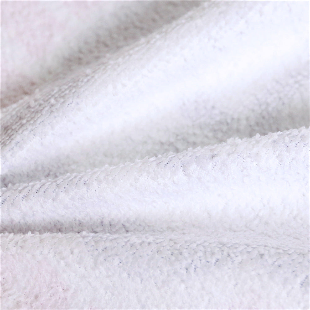 HKM-468179 Superfine Fiber Beach Towel Made of Durable Polyester Fiber, 100% Absorbent and Quick-Drying