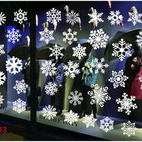 HKM-468371 Festive PVC Christmas Window Stickers - 50cm x 35.3cm, Easy to Apply