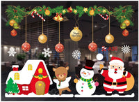 HKM-468371 Festive PVC Christmas Window Stickers - 50cm x 35.3cm, Easy to Apply