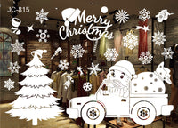 HKM-468371 Festive PVC Christmas Window Stickers - 50cm x 35.3cm, Easy to Apply