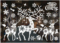 HKM-468371 Festive PVC Christmas Window Stickers - 50cm x 35.3cm, Easy to Apply