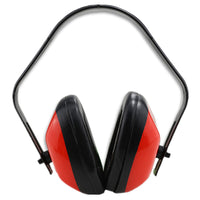 HKM-468435 Red Noise Reduction Earmuffs for Industrial Use, Sound Insulation, Comfortable Head Wear, Durable Plastic/ABS