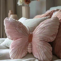HKM-468563 Soft Pink Butterfly and Moth Pillow 30cm Cushion for Youth