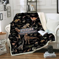 HKM-468755 Cotton Plush Cartoon Blanket for Lunch Breaks and Air Conditioning Use - Multiple Sizes Available