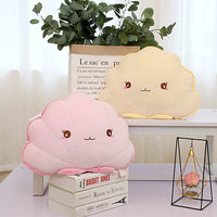 HKM-468819 Cartoon Shell Plush Pillow Cushion for Cozy Comfort 30x45cm
