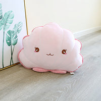 HKM-468819 Cartoon Shell Plush Pillow Cushion for Cozy Comfort 30x45cm