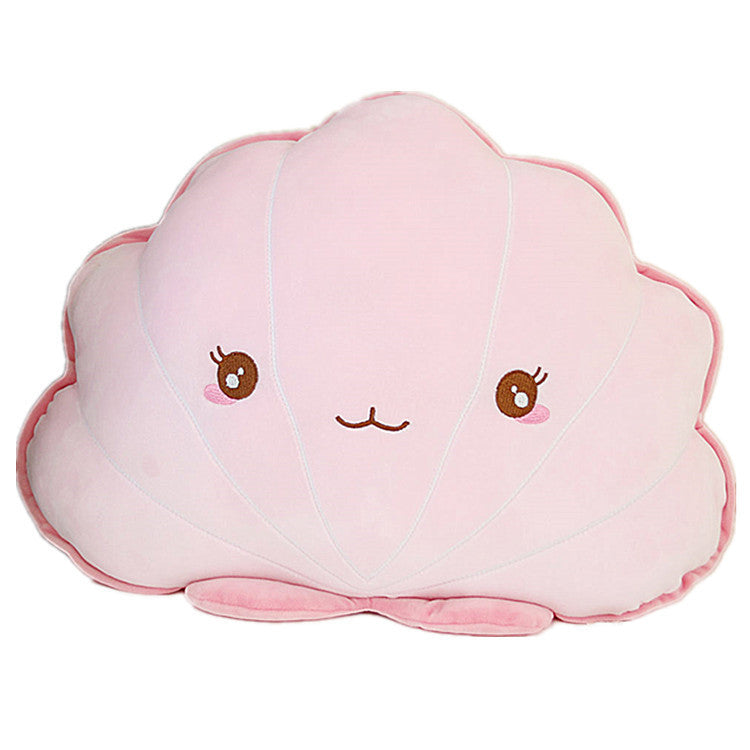 HKM-468819 Cartoon Shell Plush Pillow Cushion for Cozy Comfort 30x45cm