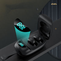 HKM-468819 Wireless Binaural Stereo Earbuds with Call Function and Battery Display