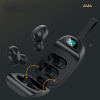 HKM-468819 Wireless Binaural Stereo Earbuds with Call Function and Battery Display