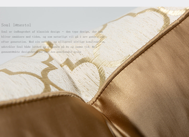 HKM-468883 Diamond-Shaped Champagne Gold Pillowcase, 45x45cm Polyester, Lattice Design for Bedroom