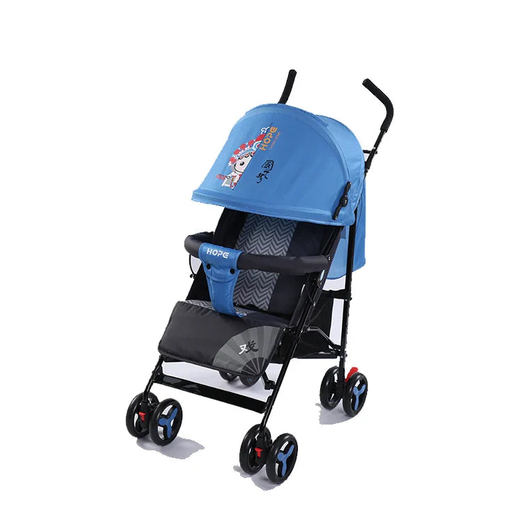 KTX-468947 Multi-Functional Baby Stroller with Reclining Seat, Front Suspension, and Spacious Storage Basket