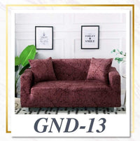 HKM-469139 Stretchable Sofa Cover with Pillowcases for Various Sizes: Fits 90-300 cm Sofas