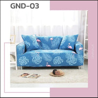 HKM-469139 Stretchable Sofa Cover with Pillowcases for Various Sizes: Fits 90-300 cm Sofas