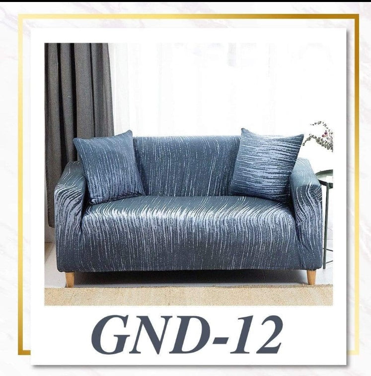 HKM-469139 Stretchable Sofa Cover with Pillowcases for Various Sizes: Fits 90-300 cm Sofas