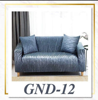 HKM-469139 Stretchable Sofa Cover with Pillowcases for Various Sizes: Fits 90-300 cm Sofas