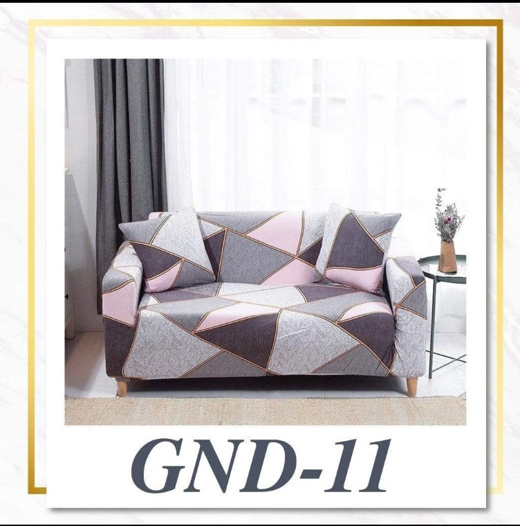 HKM-469139 Stretchable Sofa Cover with Pillowcases for Various Sizes: Fits 90-300 cm Sofas