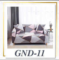 HKM-469139 Stretchable Sofa Cover with Pillowcases for Various Sizes: Fits 90-300 cm Sofas